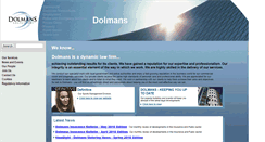 Desktop Screenshot of dolmans.co.uk