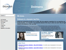 Tablet Screenshot of dolmans.co.uk